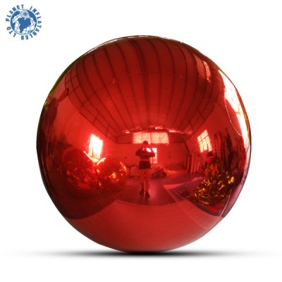 Water Proof Portable Giant Different Color and Size PVC Reflective Inflatable Mirror Ball Ornaments For Decoration